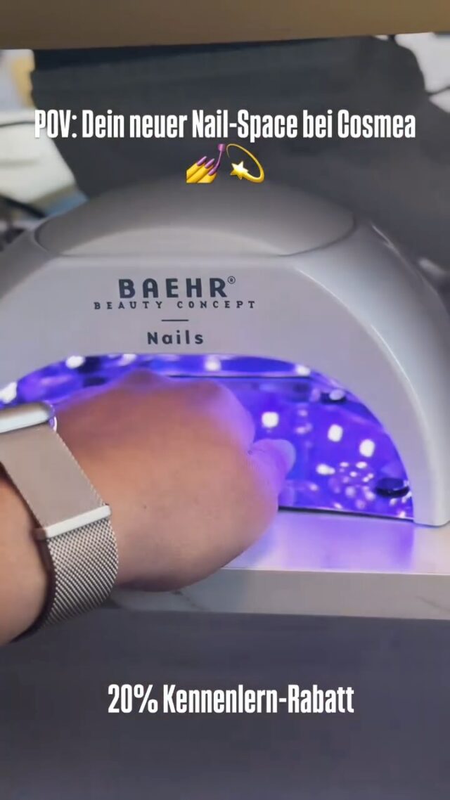 POV: Du entdeckst deinen neuen Nail-Space bei Cosmea 💅

Ein neuer Bereich für gepflegte, schöne Nägel ✨

Ab sofort buchbar
🌸 20 % Kennenlern-Rabatt für kurze Zeit

Schreib uns für deinen Termin 💌

#frankfurt #nailsfrankfurt #sachsenhausen #nägeldesign